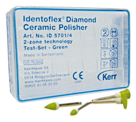 Резинки ID 5701/4 ассорти-алмазные для керамики, 4шт. Kerr