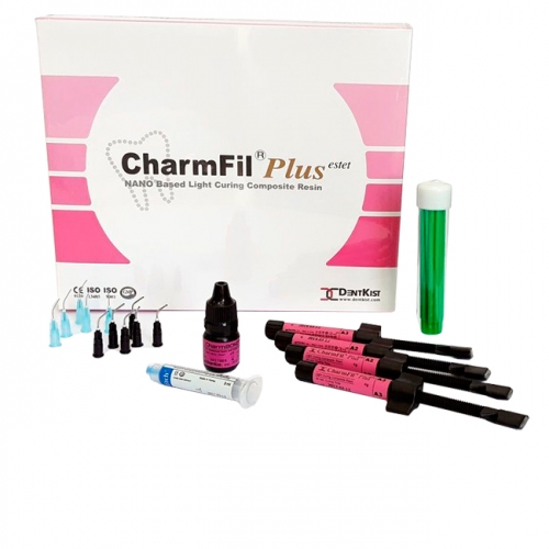 CharmFil Plus НАБОР 4 шпр. (A2, A3, B2, UO)- бонд CharmBond 5 мл, гель для протравки, DENTKIST