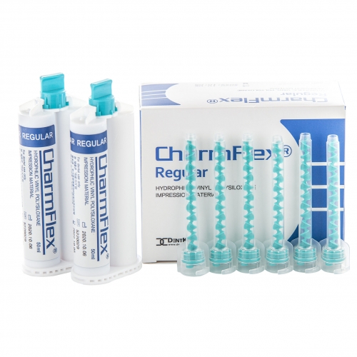 CharmFlex Regular-А-силикон средней вязкости (2карт.х50мл, 6 нас.), DENTKIST 